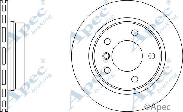 APEC BRAKING Jarrulevy DSK681